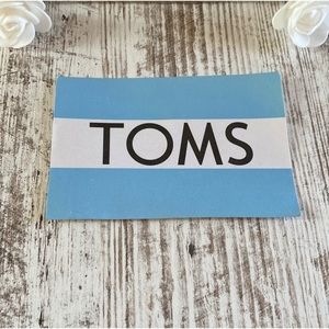 ✨ 5/$10 ✨ Brand new Toms sticker